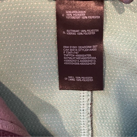 The North Face Brown Lightweight Windwall Softshell Zip Front Jacket Medium - Picture 3 of 6